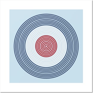 Concentric Mod Target Posters and Art